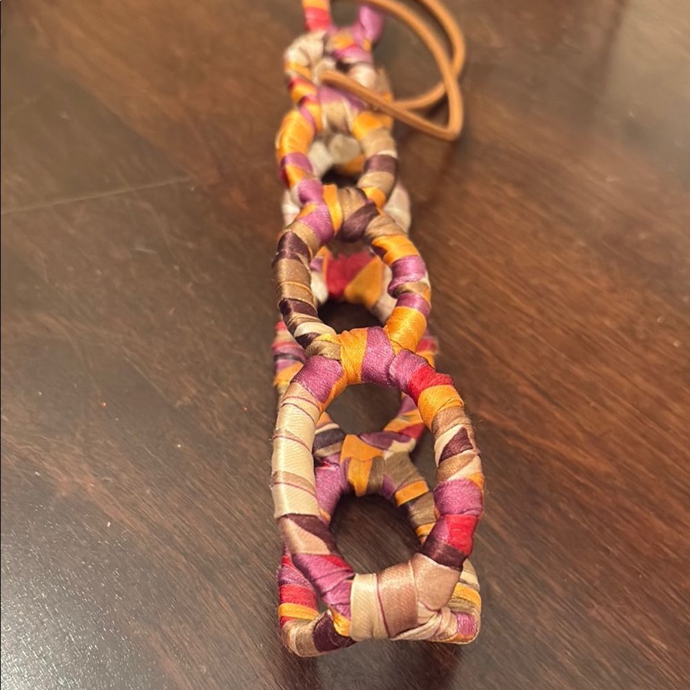 Vibrant Red and Orange Headband